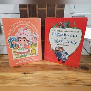Strawberry Shortcake & Original Adventures of Raggedy Anne and Andy Vintage Book